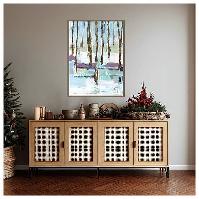 Pastel Forest II by Ethan Harper Framed Canvas Wall Art Print