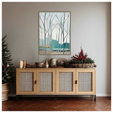 Winter Trees II by Isabelle Z Framed Canvas Wall Art Print