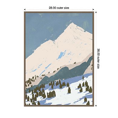 Bunny Slopes I by Jacob Green Framed Canvas Wall Art Print