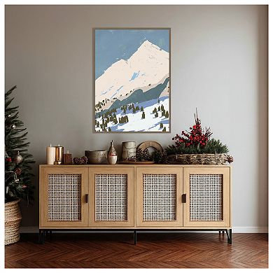 Bunny Slopes I by Jacob Green Framed Canvas Wall Art Print