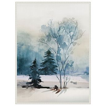 Dusty Blue II by Isabelle Z Framed Canvas Wall Art Print