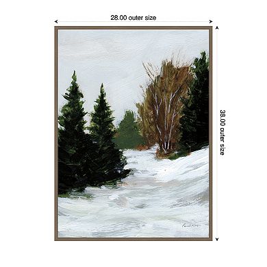 Winter on Grand Mesa by Pamela Munger Framed Canvas Wall Art Print