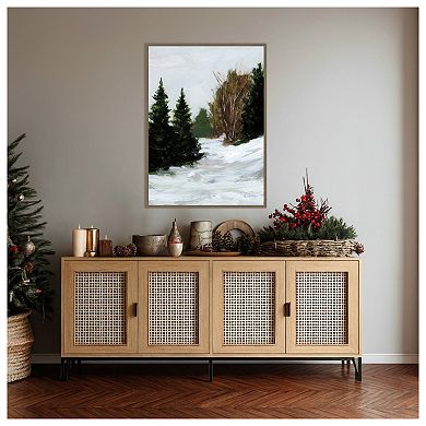 Winter on Grand Mesa by Pamela Munger Framed Canvas Wall Art Print