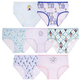 Toddler Girl Disney's Minnie, Princess & Frozen 7-Pack Combed Cotton Underwear Panties