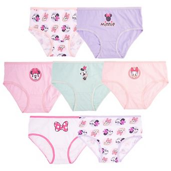 Toddler Girl Disney's Minnie, Princess & Frozen 7-Pack Combed Cotton Underwear Panties
