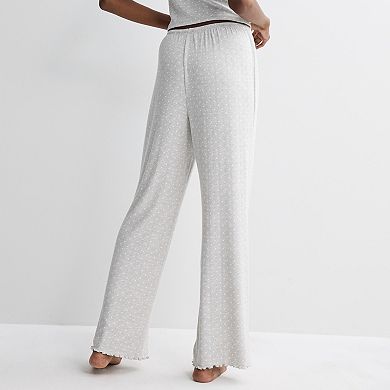 Juniors' Pink Republic Pointelle Lounge Pants