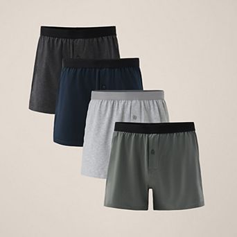Everyday Knit Boxer 4-Pack Made With Organic Cotton