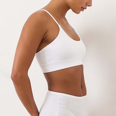 Everyday Strappy Scoop Bralette Made with Organic Cotton