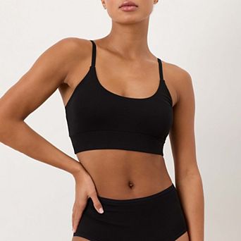 Everyday Strappy Scoop Bralette Made with Organic Cotton