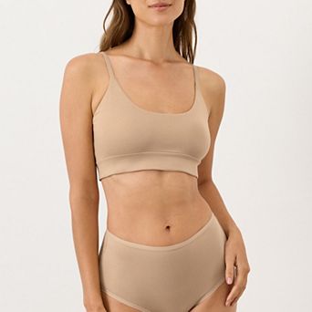 Everyday Strappy Scoop Bralette Made with Organic Cotton