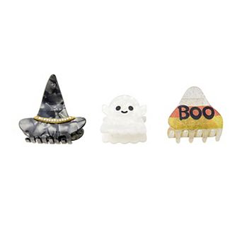 Harvest 3-Pack Mixed Halloween Claw Clips