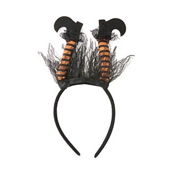 Harvest Halloween Witch Legs Headband