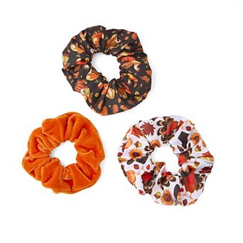 Harvest 3-Pack Fall Scrunchies Set