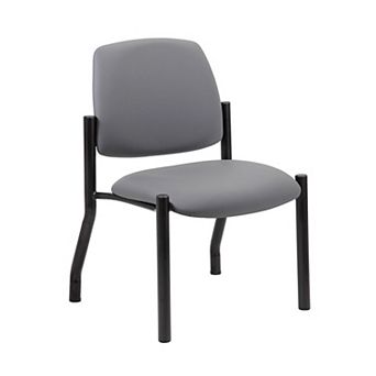 Lea Reception Guest Chair, Antimicrobial Vinyl