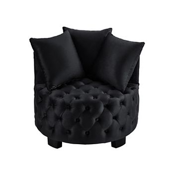 Merax Contemporary Upholstered Tufted Leisure Chair Accent Chair