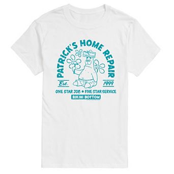 Men's SpongeBob SquarePants Patrick's Home Repair Est. 1999 Graphic Tee
