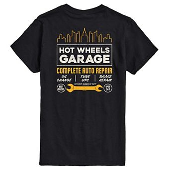 Men's Hot Wheels Garage Complete Auto Repair Graphic Tee