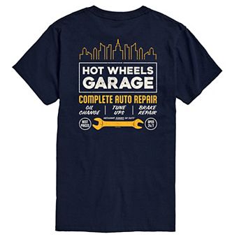 Men's Hot Wheels Garage Complete Auto Repair Graphic Tee