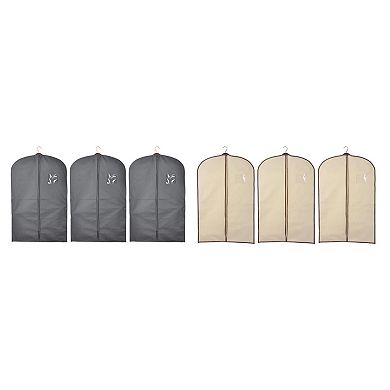 6 Pack of Suit Bags with Clear Window ( 23.65" x 36.25")
