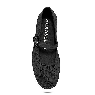 Aerosoles Tamika Women's Mary Jane Flats Woven Slip-On Flats