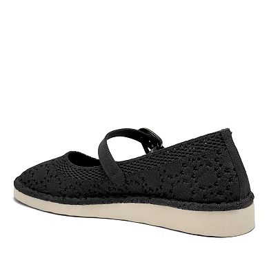 Aerosoles Tamika Women's Mary Jane Flats Woven Slip-On Flats