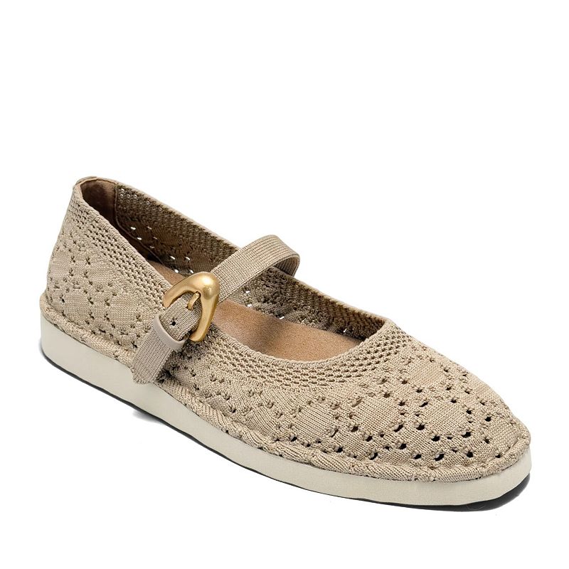 Aerosoles Tamika Women's Mary Jane Flats Woven Slip-On Flats,