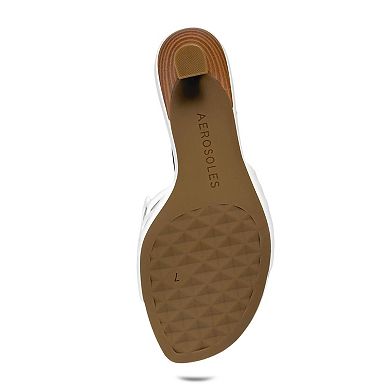 Aerosoles Kirah Women's Kitten Heel Slip-On Sandals