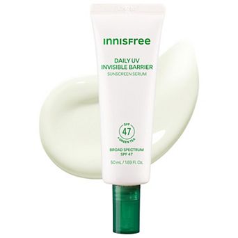 innisfree Invisible Barrier Korean Sunscreen Serum SPF 47 with Jeju Green Tea + Hyaluronic Acid