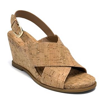 Aerosoles Dayonara Women's Wedge Slingback Sandals