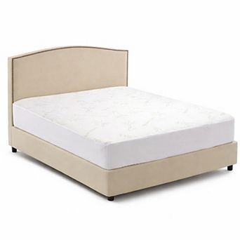 Cheer Collection Waterproof Mattress Protector Cooling Rayon Fabric Quiet Deep Pocket Cover