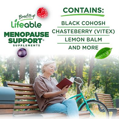 Lifeable Adults Womens Menopause Support Gummies, 60 count