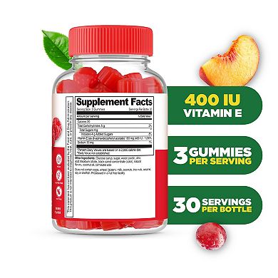 Lifeable Adults Vitamin E Gummies, 400 IU, 90 count