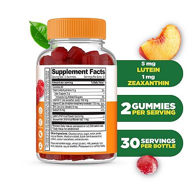Lifeable Adults Lutein and Zeaxanthin Gummies, 60 count
