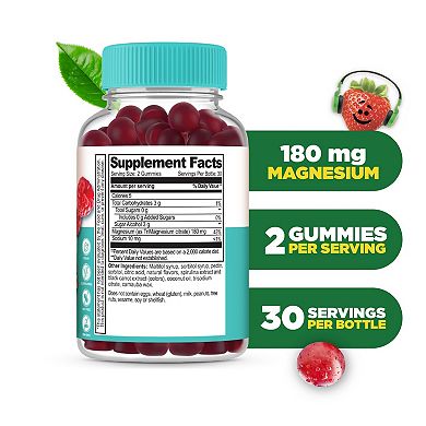 Lifeable Kids Sugar Free Magnesium Citrate Gummies, 60 count