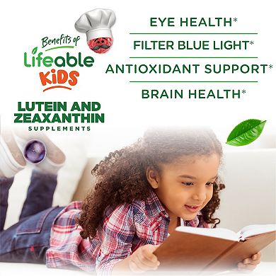 Lifeable Kids Lutein and Zeaxanthin Gummies , 60 count