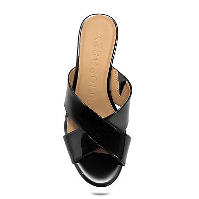 Aerosoles Cruis Women's Wedge Slide Sandals
