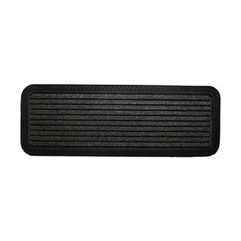 HomeRoots 10" X 48" Gray Synthetic Fiber Striped Outdoor Door Mat