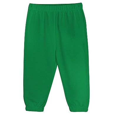 Toddler Mitchell & Ness Cream/Kelly Green Boston Celtics Retro Roots Oversized Pullover Hoodie & Pants Set