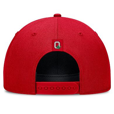 Unisex Nike Scarlet Ohio State Buckeyes 2026 Basketball Refresh 5-Panel Rope Rise Hat