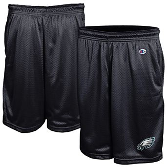 Men's Champion Black Philadelphia Eagles Classic Mesh Shorts