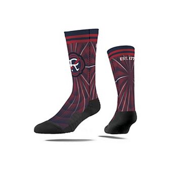 Unisex Strideline New England Revolution Jersey Hook Premium Crew Socks