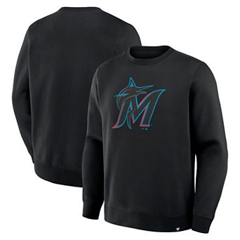 Men's Fanatics Black Miami Marlins Legacy Sweatshirt
