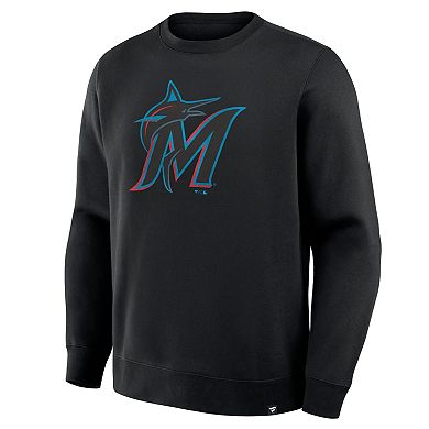 Men's Fanatics Black Miami Marlins Legacy Sweatshirt