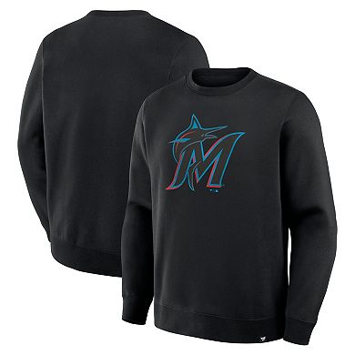 Men's Fanatics Black Miami Marlins Legacy Sweatshirt