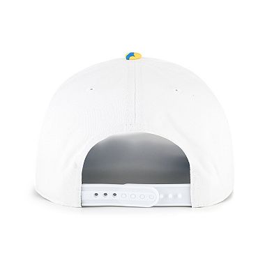 Men's '47 White/Powder Blue Los Angeles Chargers Beach Side Hitch Adjustable Hat