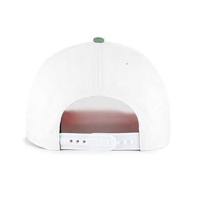 Men's '47 White/Orange Miami Dolphins Beach Side Hitch Adjustable Hat