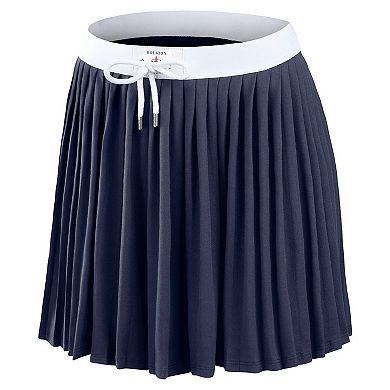 Women's WEAR by Erin Andrews Navy Houston Astros Pleated Skort