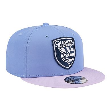 Men's New Era Light Blue San Jose Earthquakes 2026 Jersey Hook 9FIFTY Snapback Hat