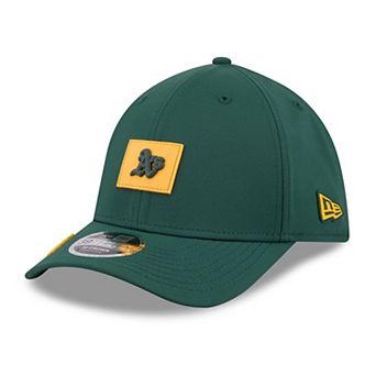 Men's New Era Green Athletics 2026 Clubhouse M-Crown 39THIRTY Flex Hat