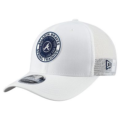 Men's New Era White Atlanta Braves 2026 Spring Training Fan Pack 9SEVENTY Adjustable Trucker Hat